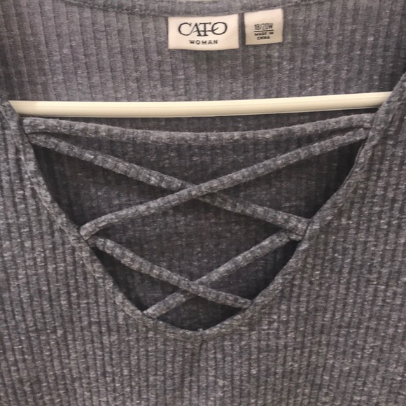 Cato size 18/20W Knit Top - Picture 2 of 4